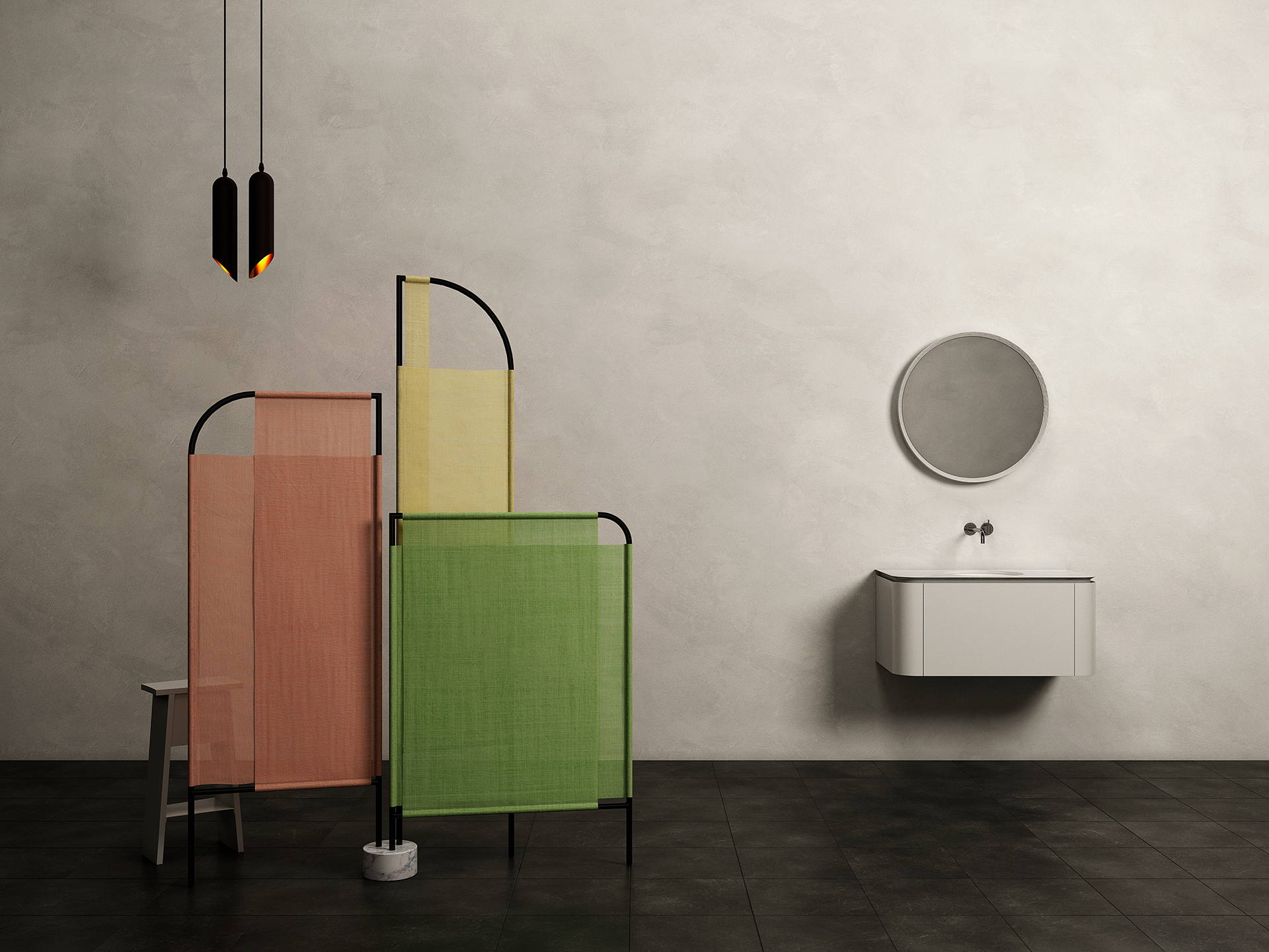 screen，Shower Room，fold，multi-function，