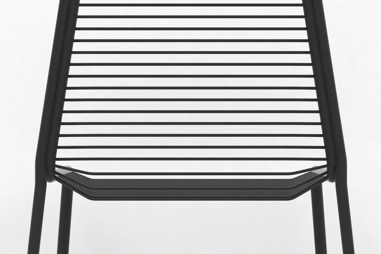 chair，Strie Chair，Metal chair，Lightweight furniture，Simplicity，