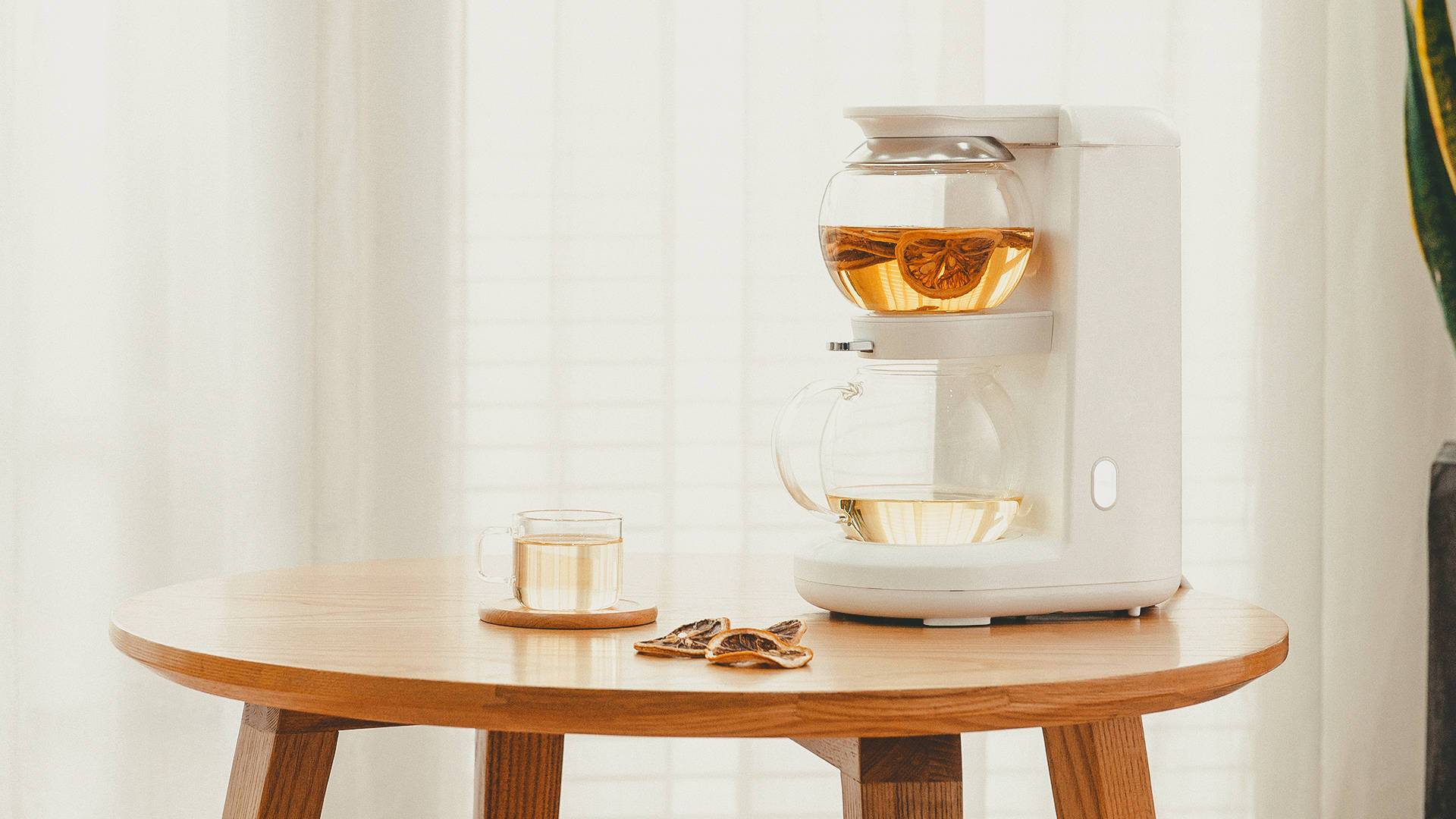 Glass，2019 red dot product design award，Red dot award，reddot，hourglass，Tea drinking machine，Ming Zhan，hourglass，