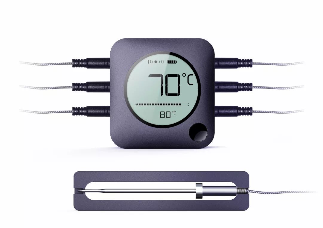 Grill Thermometer，BF-5，barbecue，thermometer，intelligence，reddot，Red dot award，2019 red dot product design award，