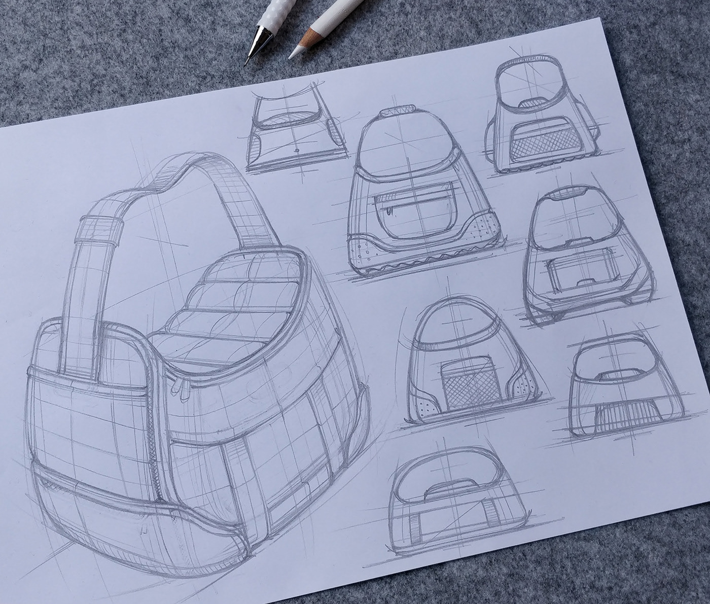 marker pen，Hand drawn，Design Sketches，