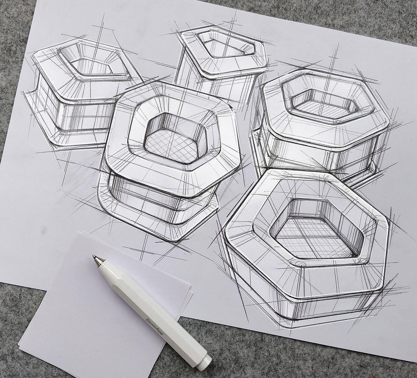 marker pen，Hand drawn，Design Sketches，