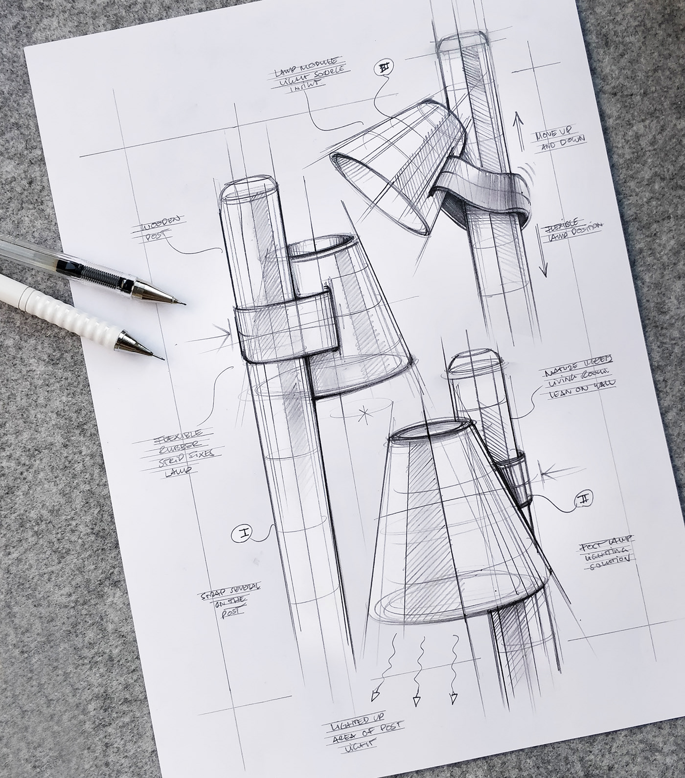 marker pen，Hand drawn，Design Sketches，