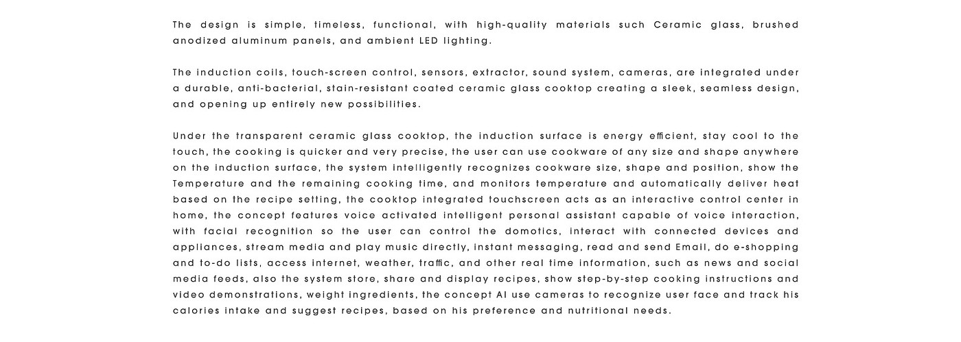FUSICS，Intelligent kitchen design，black，