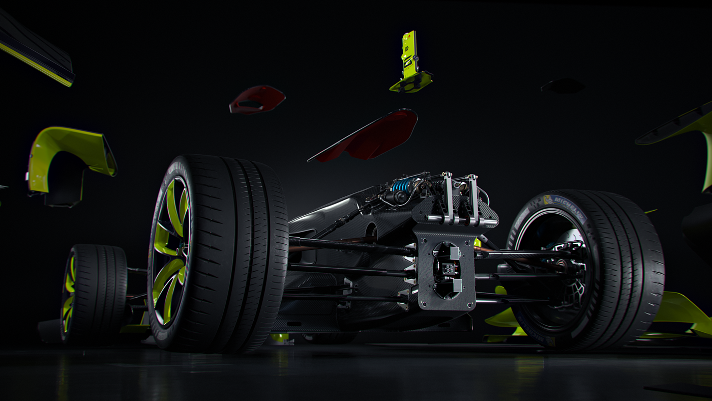 绿色，汽车设计，Roborace，