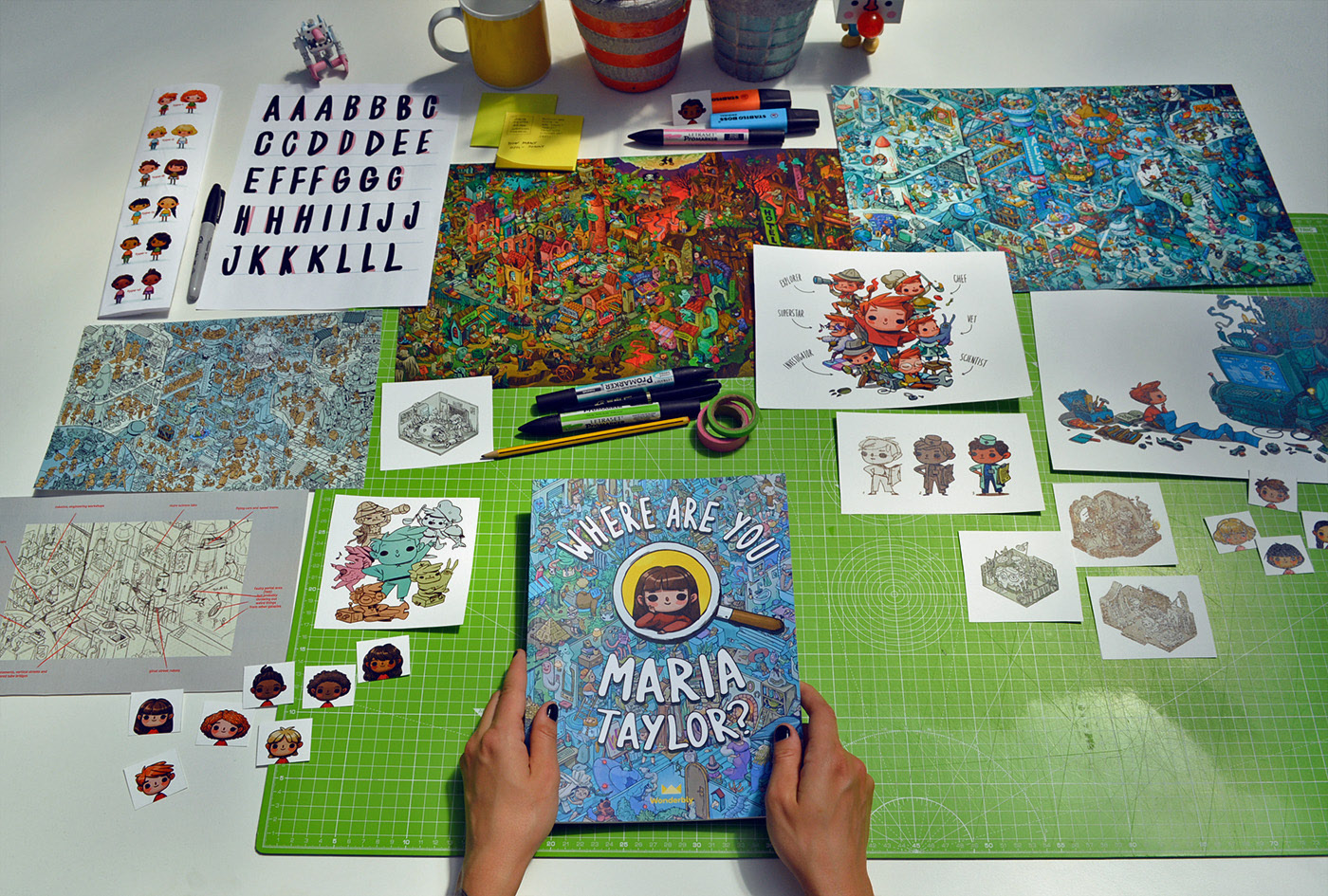 cartoon，children，vision，Stunning，Art，