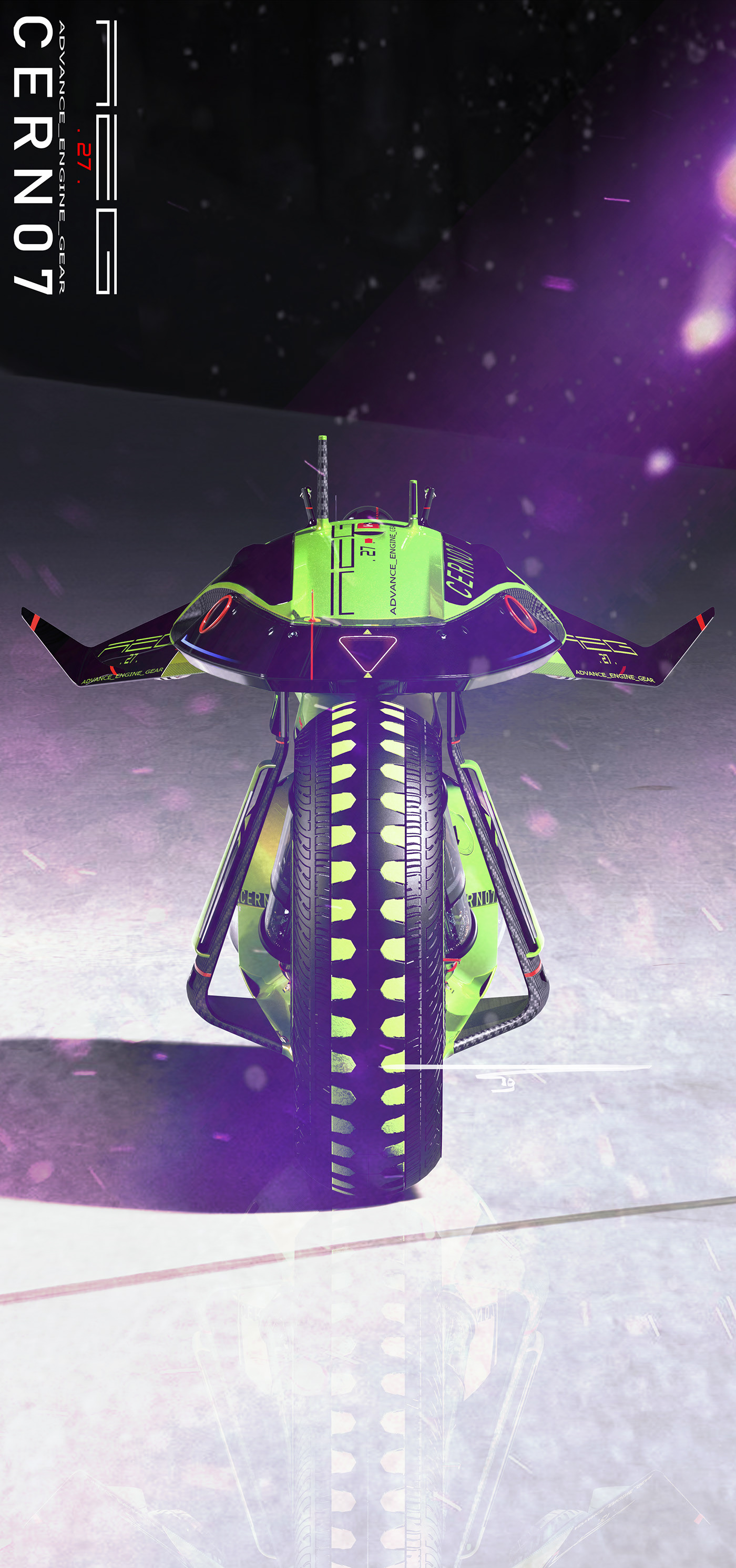 green，motorcycle，CERN07，