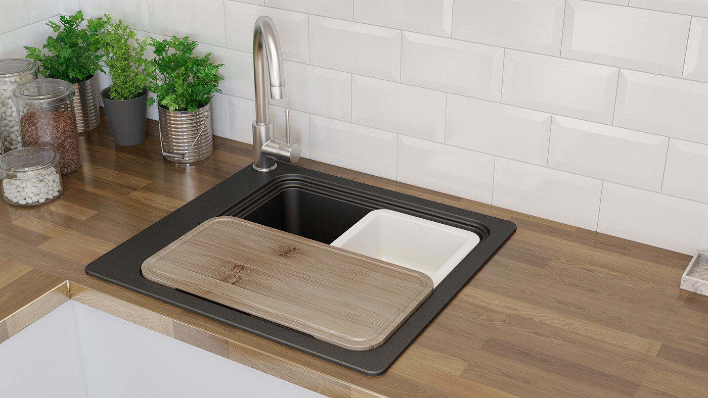 compact，integrate，multi-function，Romesco，Kitchen sink，