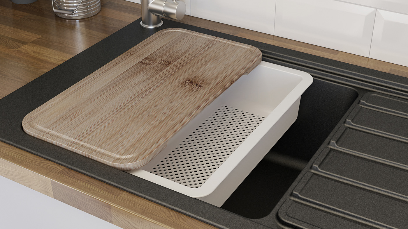 compact，integrate，multi-function，Romesco，Kitchen sink，