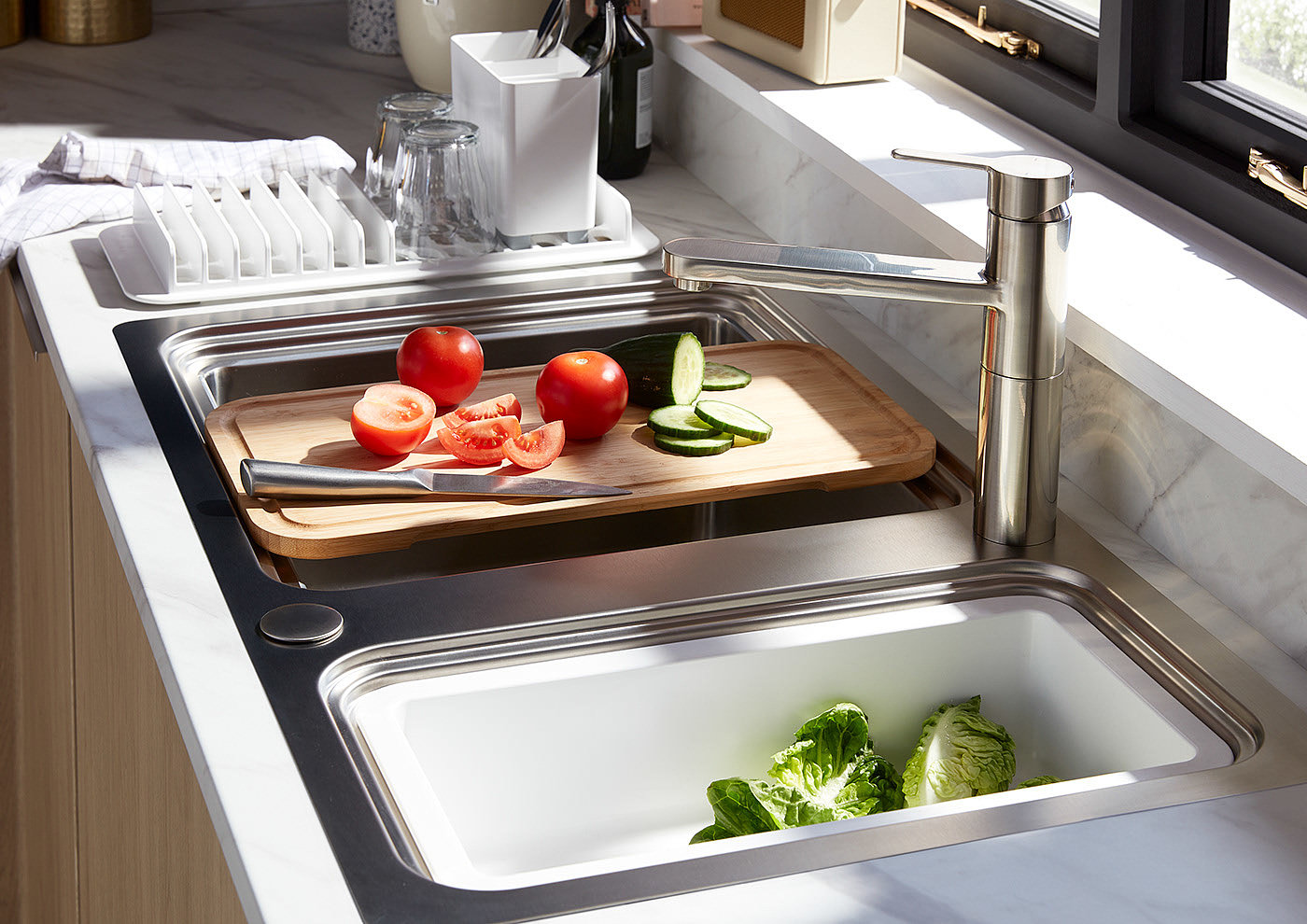 compact，integrate，multi-function，Romesco，Kitchen sink，