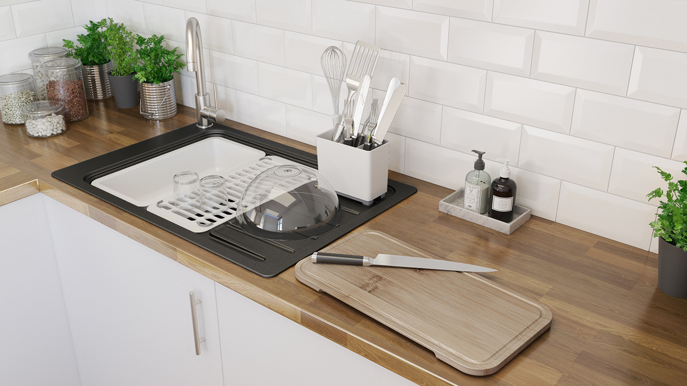 compact，integrate，multi-function，Romesco，Kitchen sink，