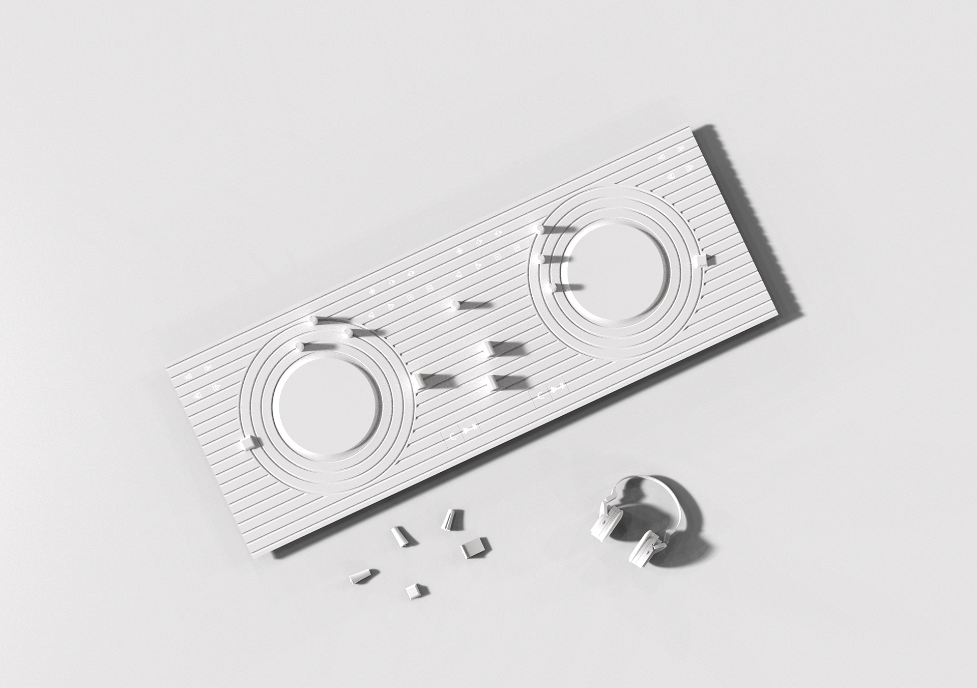 tuner，white，Whiteout，