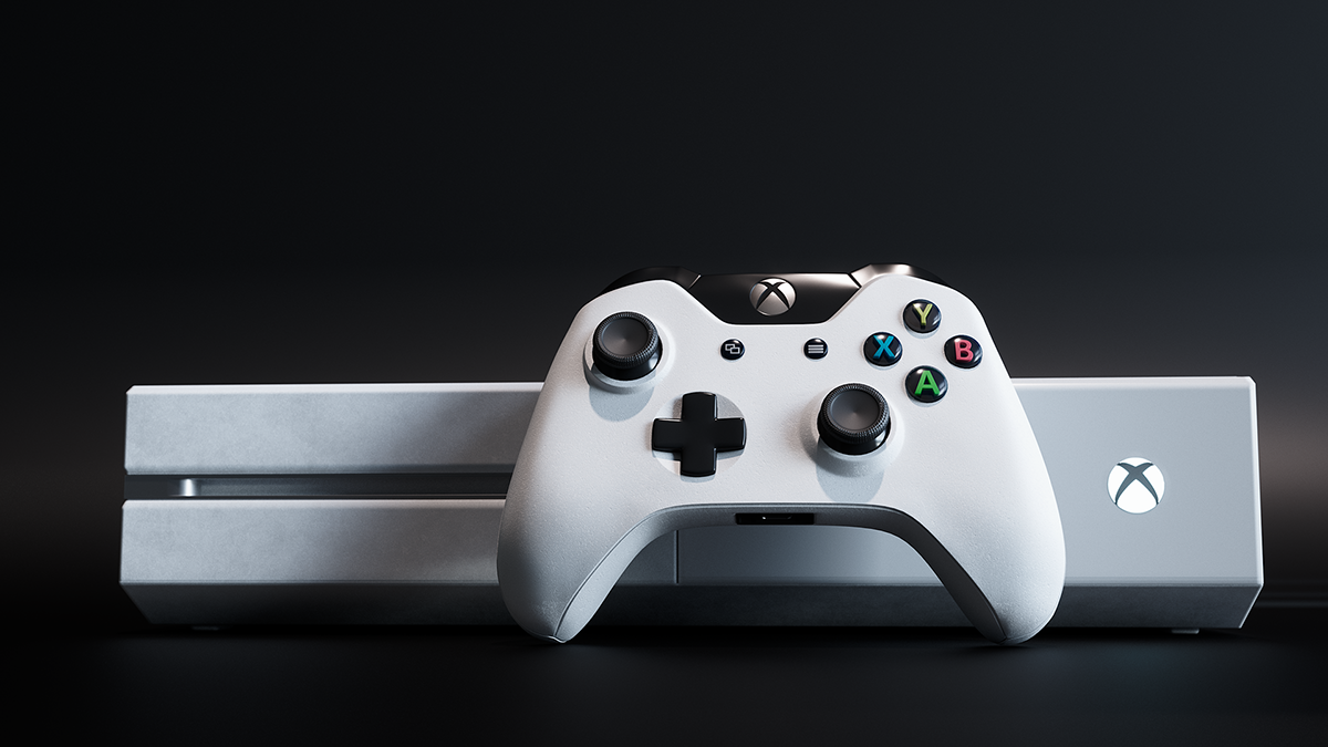 Render，White products，Product details，Game handle，Xbox One，