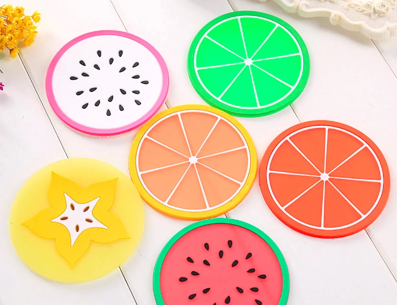 silica gel，Coaster，Kawaii Assorted，