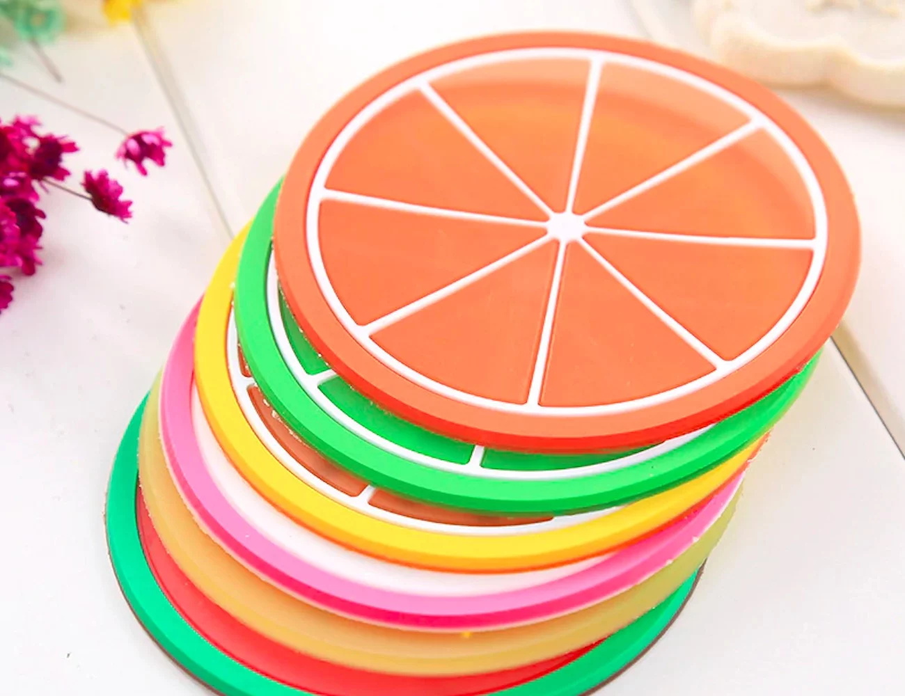 silica gel，Coaster，Kawaii Assorted，