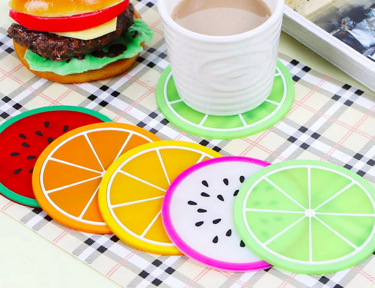 silica gel，Coaster，Kawaii Assorted，