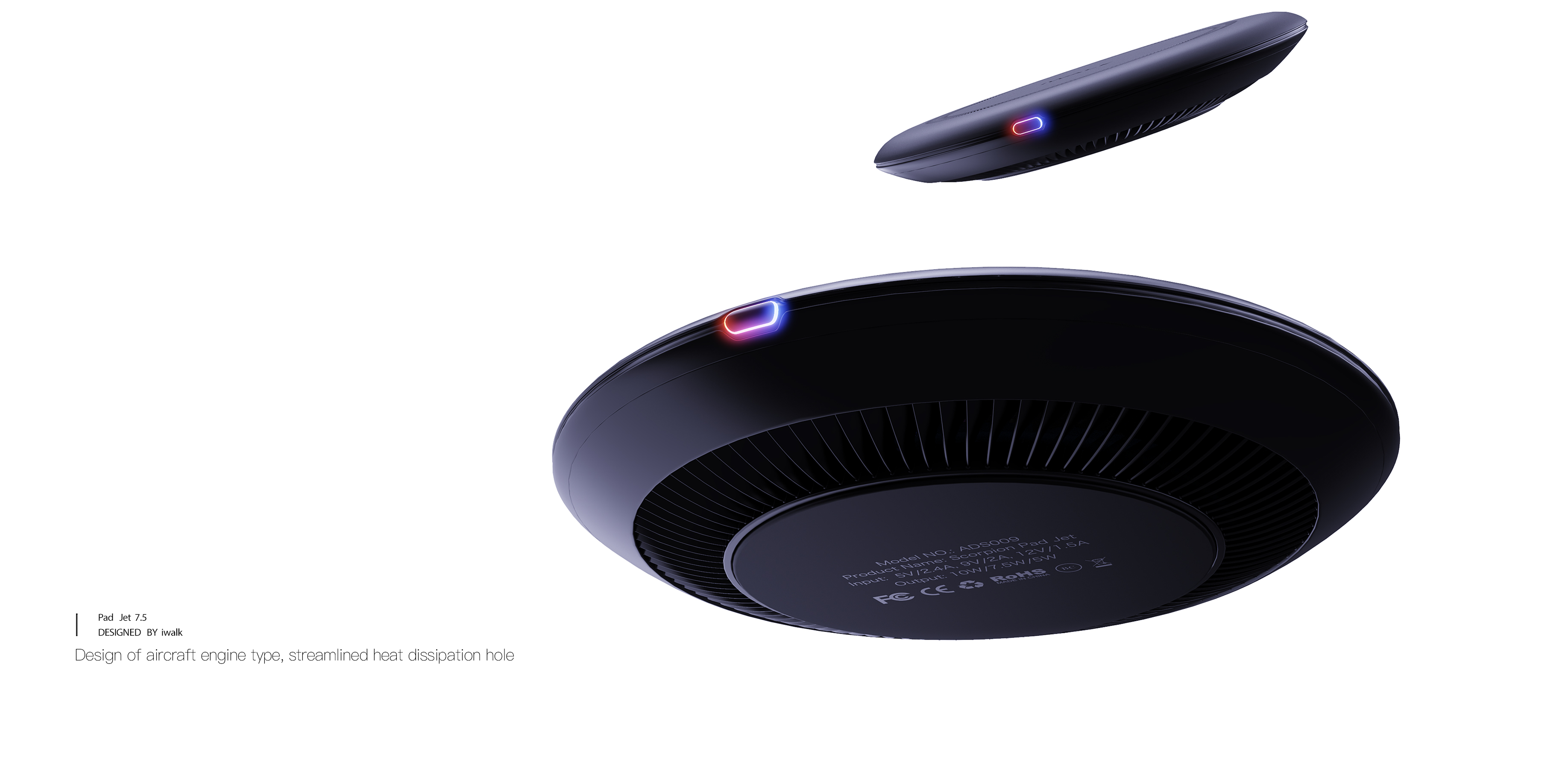 Intelligent light control，Air cooling and heat dissipation，Fast charging Wireless charging，