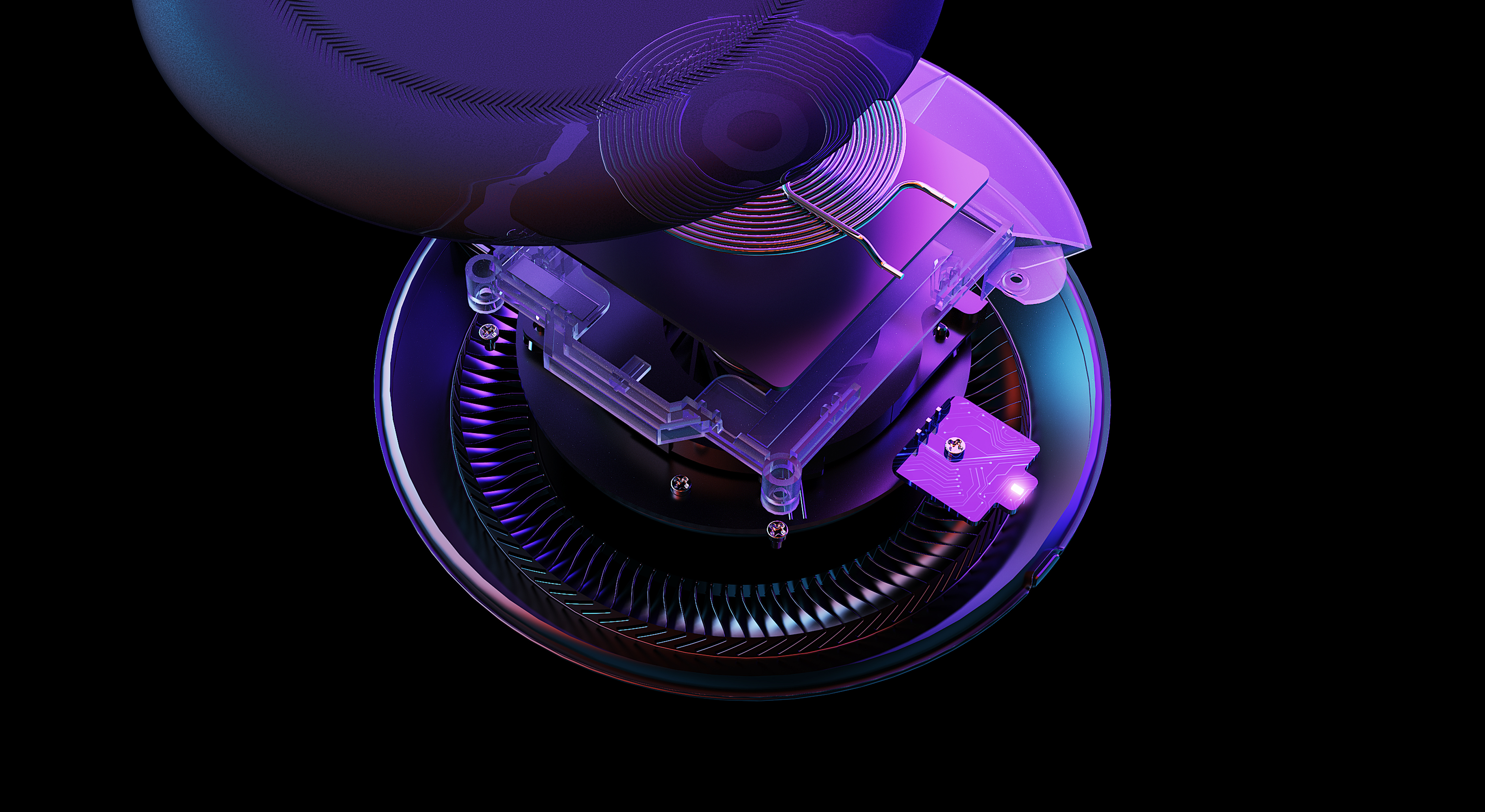 Intelligent light control，Air cooling and heat dissipation，Fast charging Wireless charging，