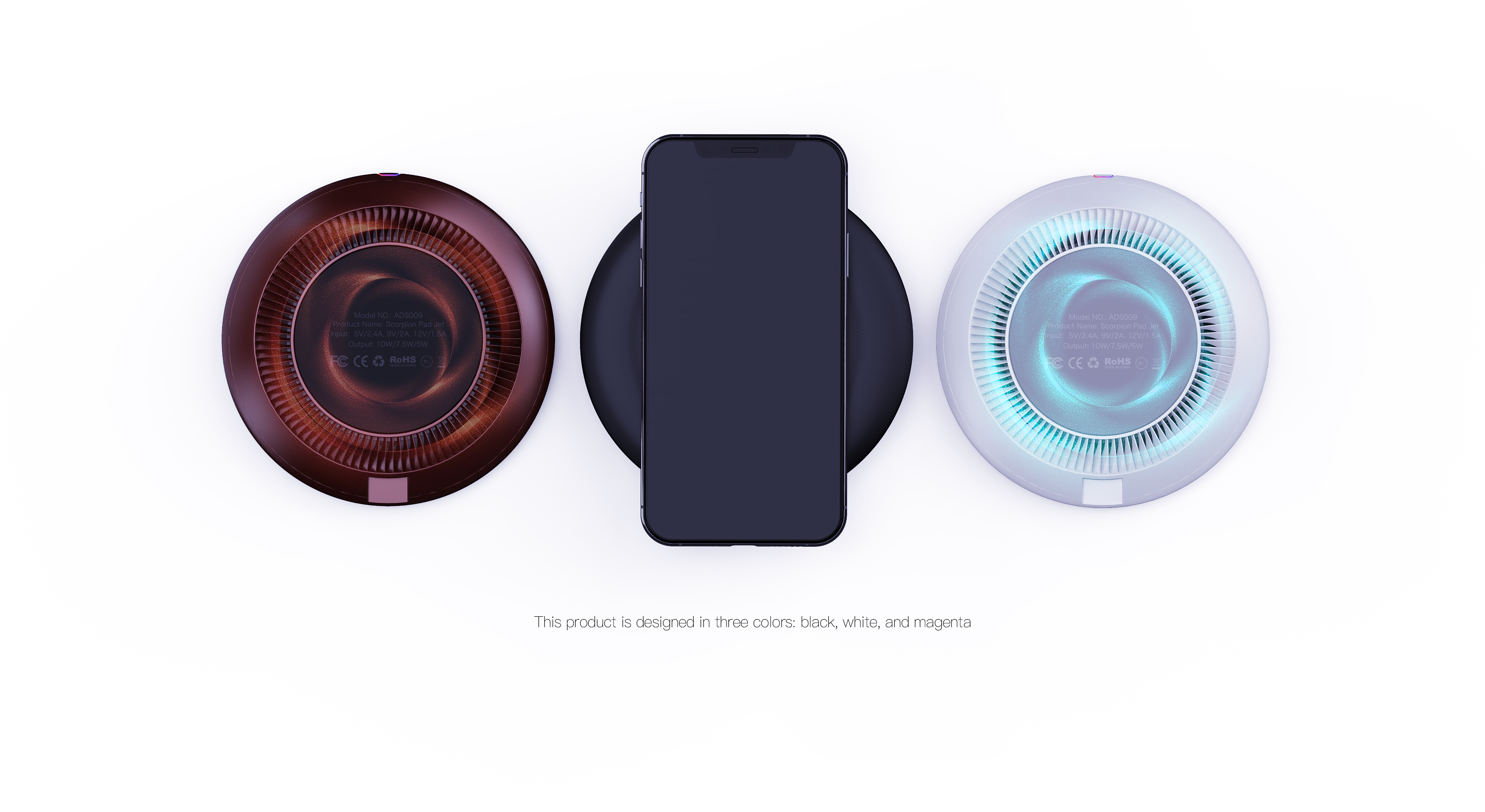Intelligent light control，Air cooling and heat dissipation，Fast charging Wireless charging，