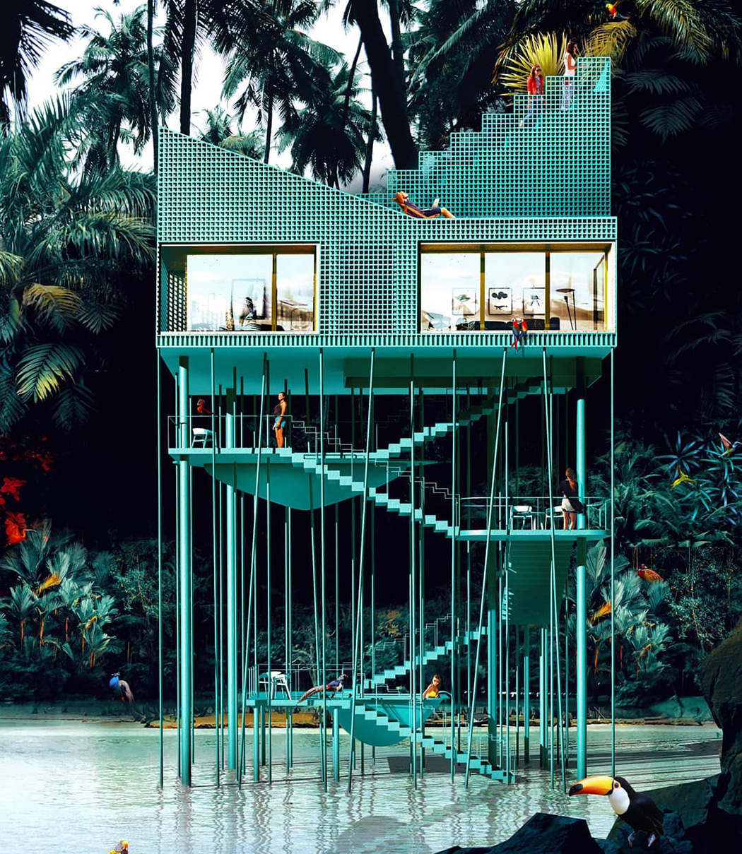 dream，Design，originality，Architectural complex，Underwater，