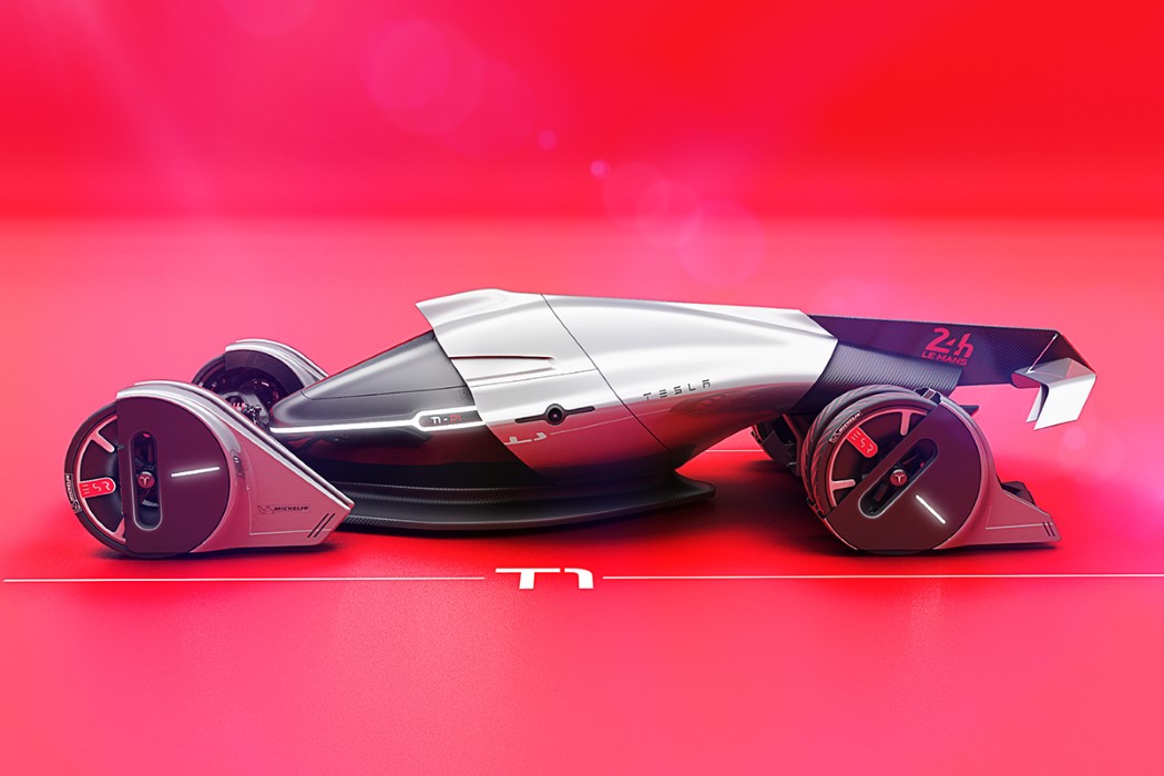 Tesla T1，LE MANS，racing，automobile，Tesla，drive，High performance，concept，