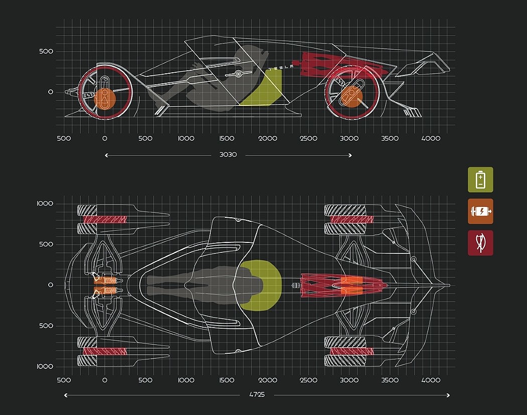 Tesla T1，LE MANS，racing，automobile，Tesla，drive，High performance，concept，
