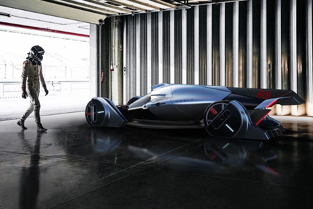 Tesla T1，LE MANS，racing，automobile，Tesla，drive，High performance，concept，