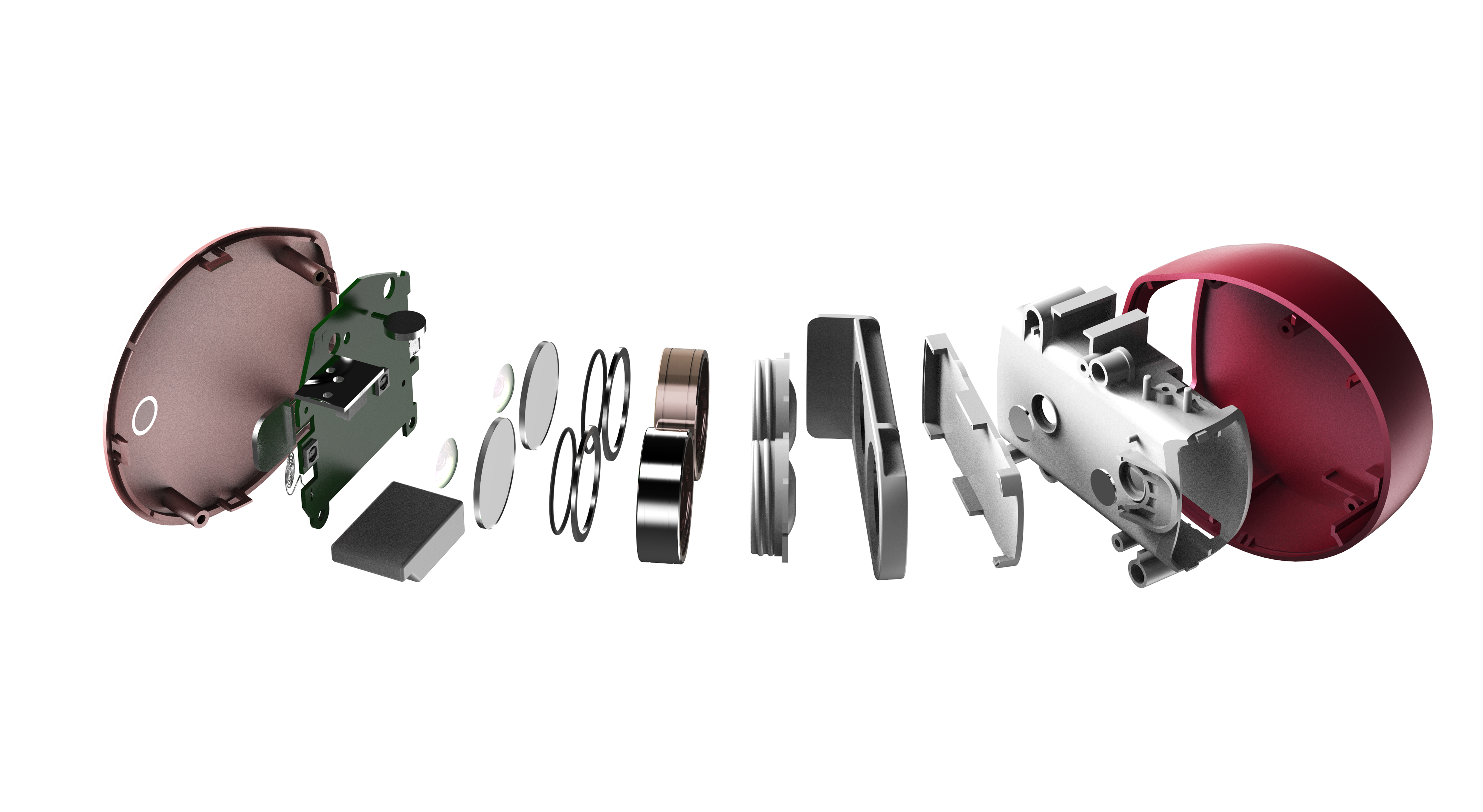 Intelligent hardware，industrial design，Creative life，Explosion map，