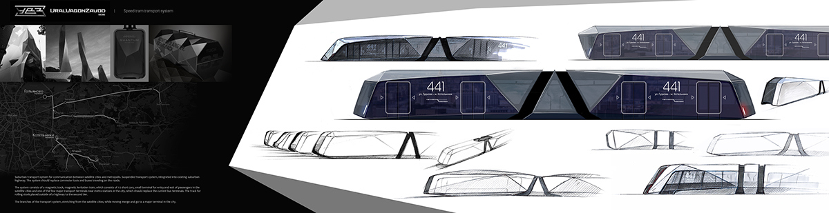 Automatic design，Magnetically Levitated Train，originality，Traffic design，industrial design，