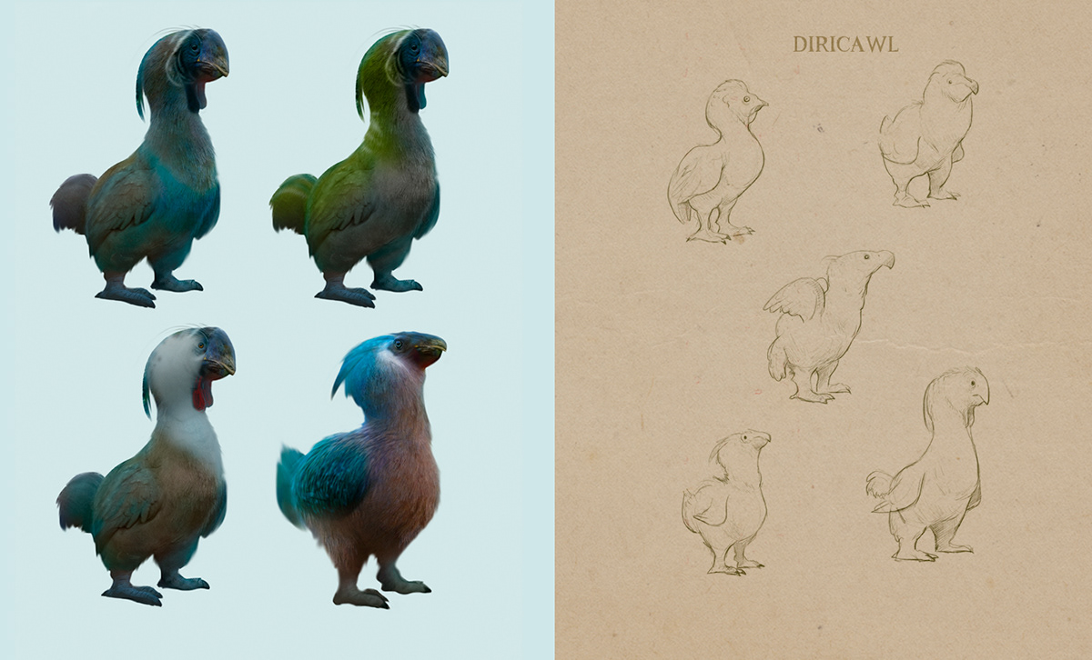 Shape setting，Character modeling，Biological design，