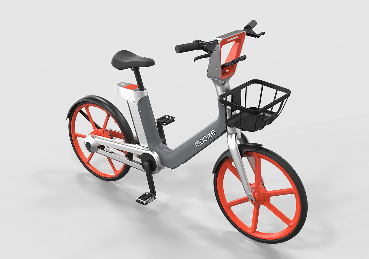 2019红点产品设计大奖，红点奖，reddot，Mobike E-bike，电动，自行车，橙色，轻巧，