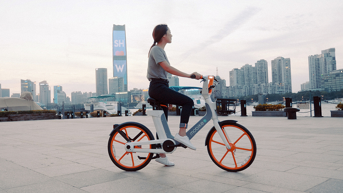 2019红点产品设计大奖，红点奖，reddot，Mobike E-bike，电动，自行车，橙色，轻巧，