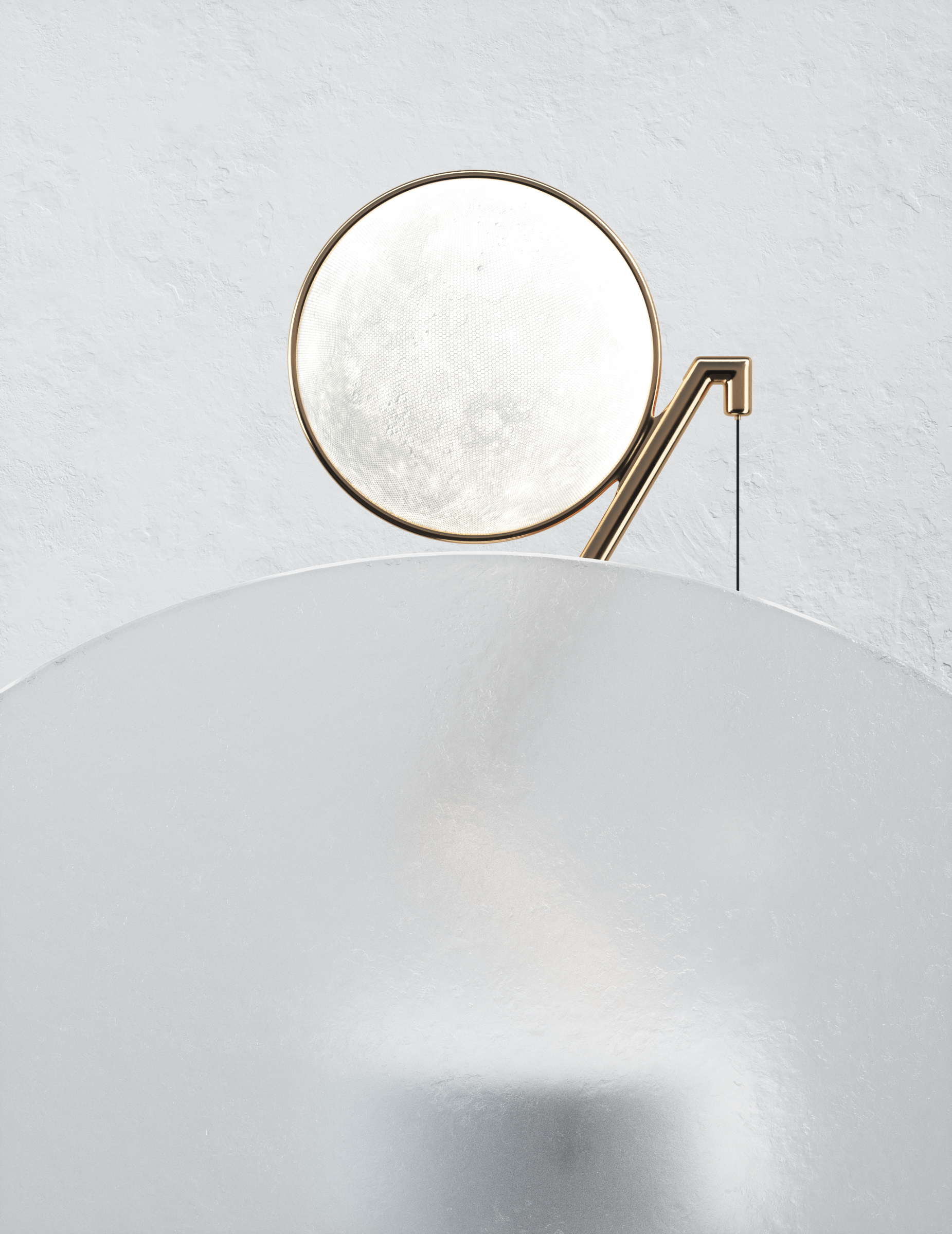 product design，month，Desk lamp，