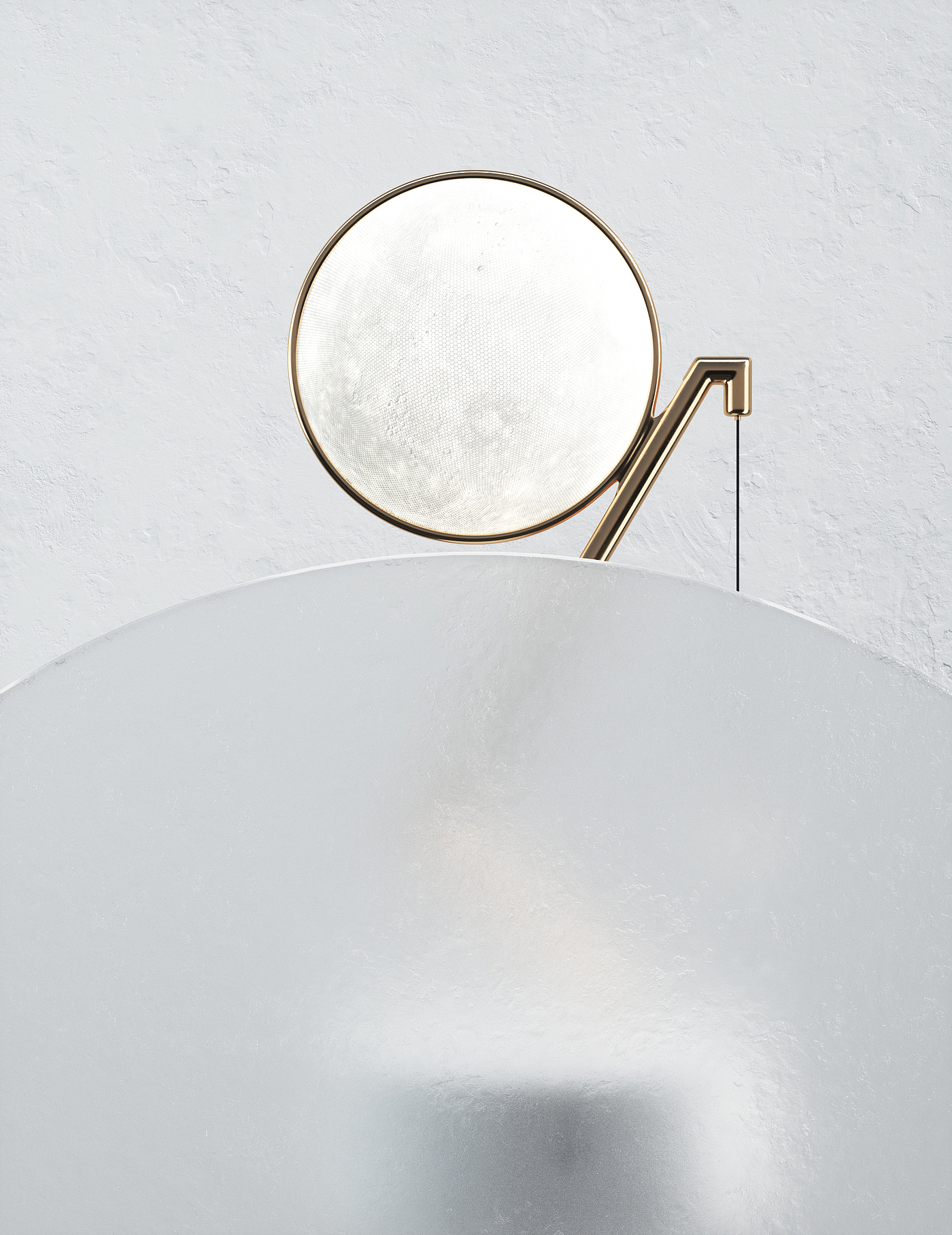 product design，month，Desk lamp，