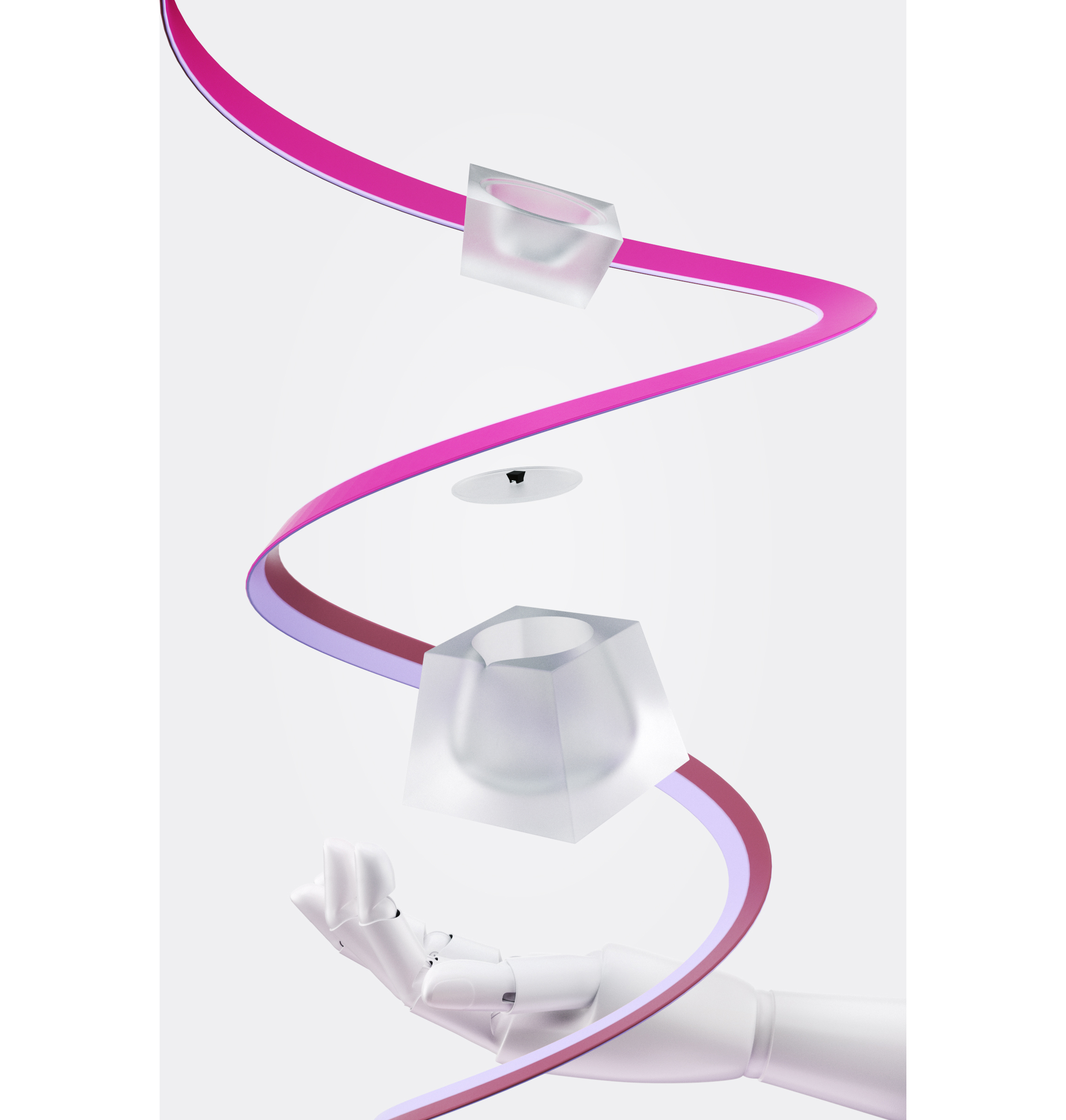 tea set，product design，transparent，See you again，