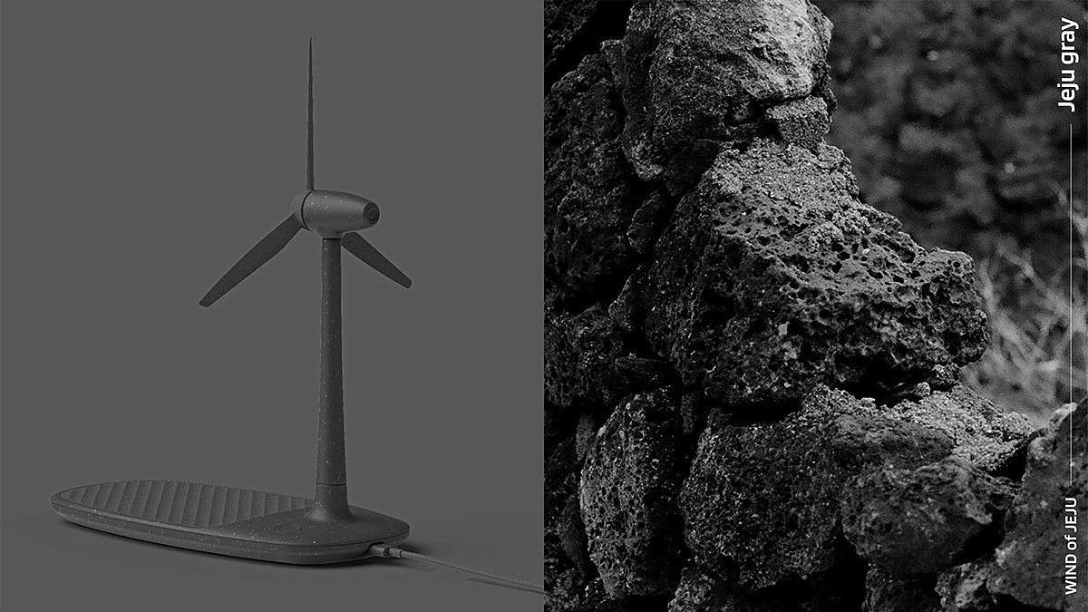 wireless charger ，Desktop fan，Wind power generator，Wind of Jeju，