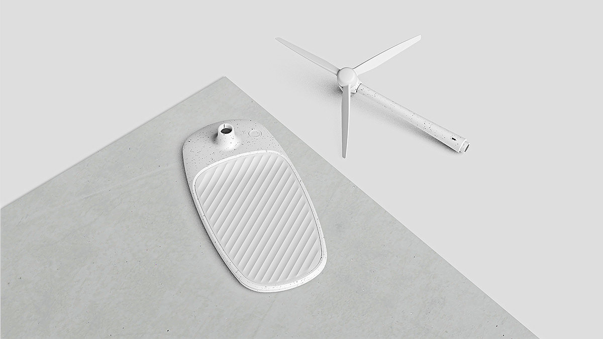 wireless charger ，Desktop fan，Wind power generator，Wind of Jeju，