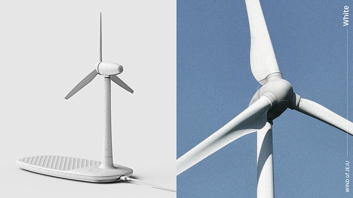 wireless charger ，Desktop fan，Wind power generator，Wind of Jeju，