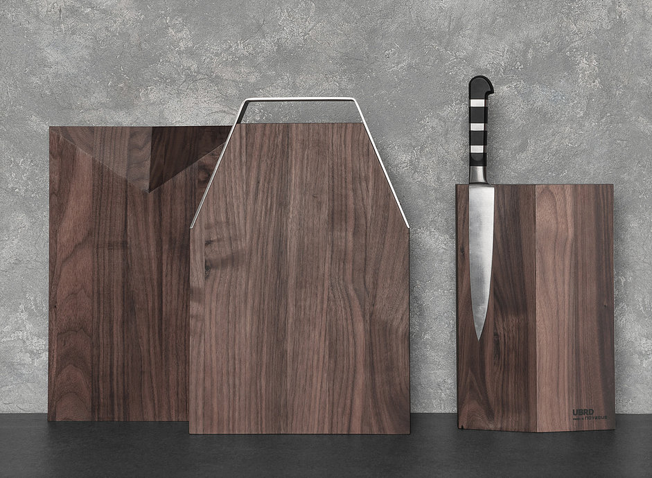 Inclined plane，Vegetable board，UBRD Level，reddot，Red dot award，2019 red dot product design award，Walnut，