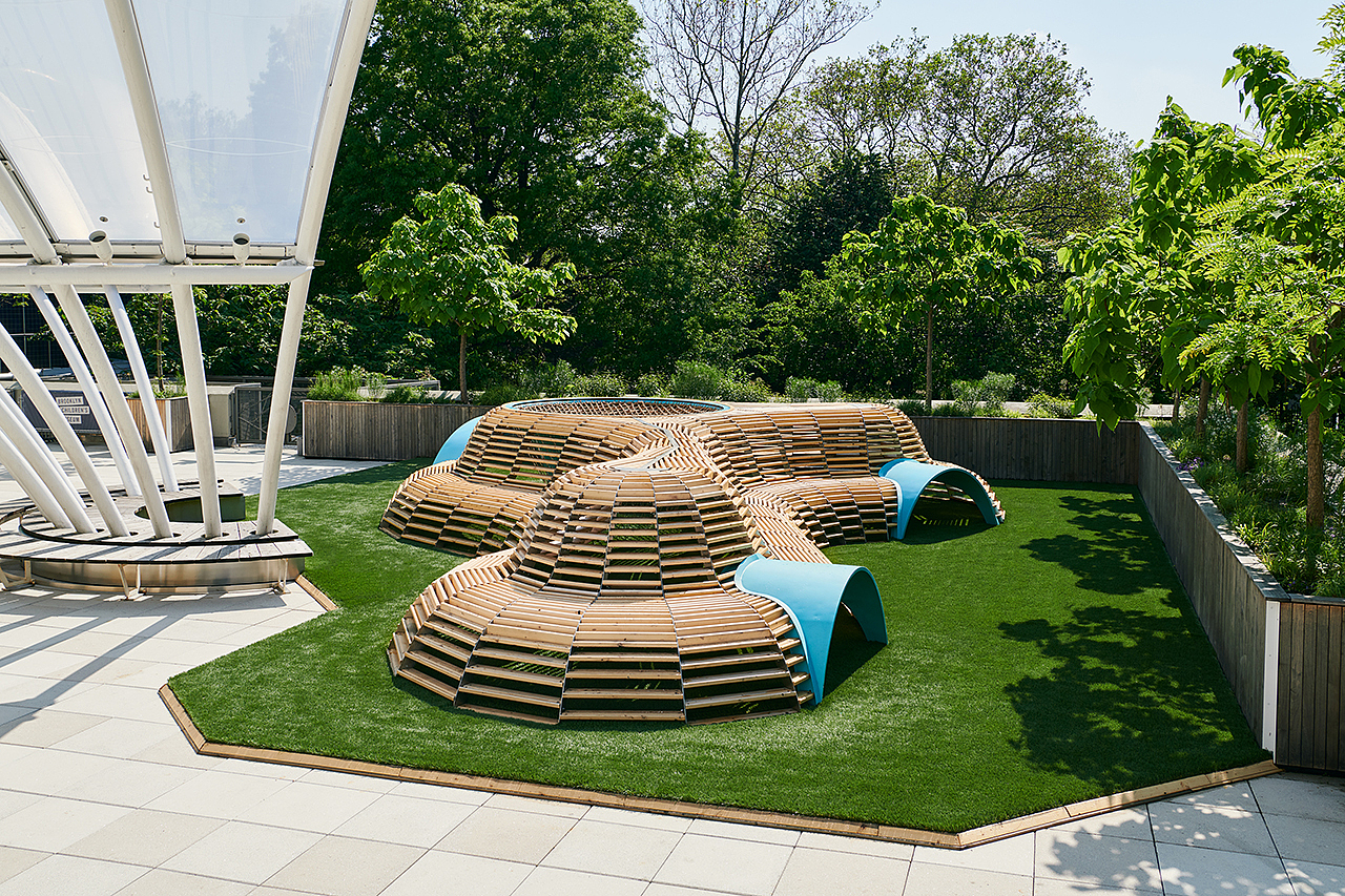 Hammock，to climb，Outdoor installation，Free exploration，woodiness，Interactive scene，Game device，