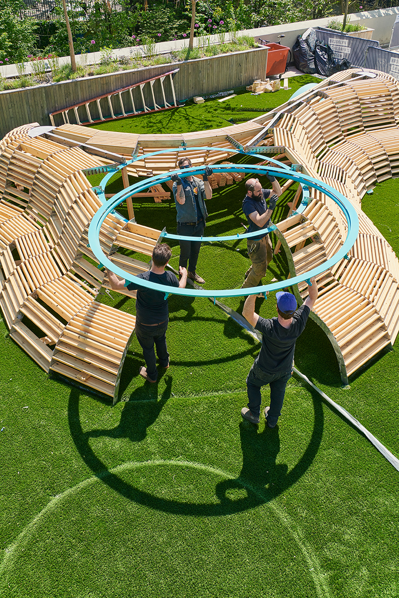 Hammock，to climb，Outdoor installation，Free exploration，woodiness，Interactive scene，Game device，