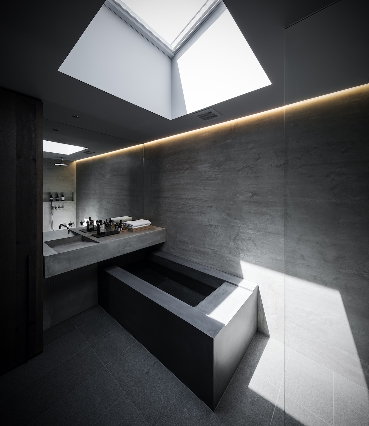 Interior design，Japan，concrete，Minimalist，Architectural design，