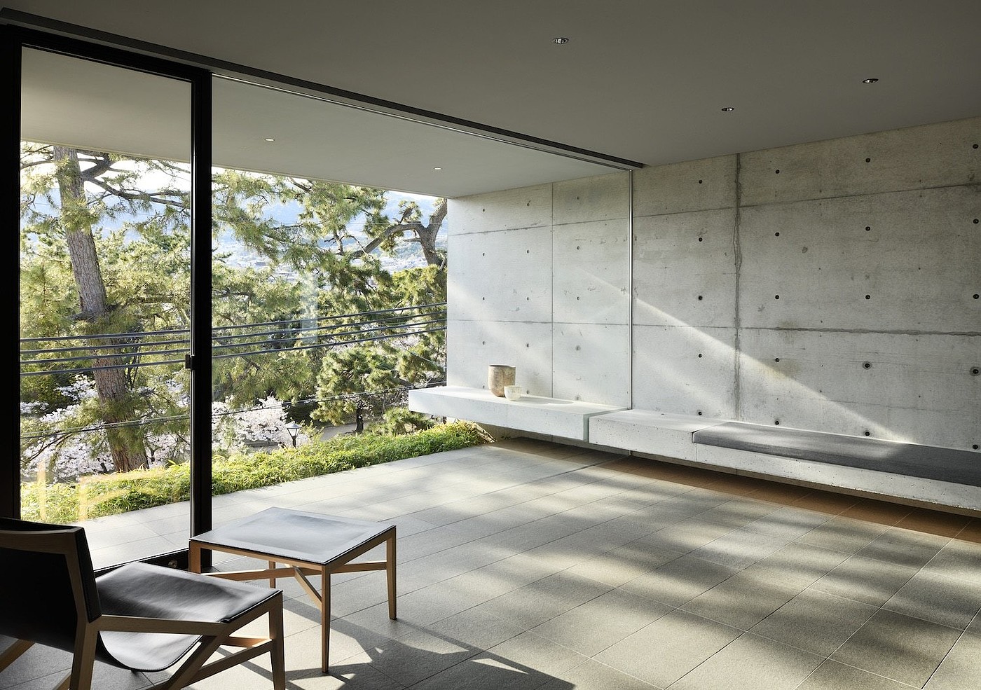 Interior design，Japan，concrete，Minimalist，Architectural design，