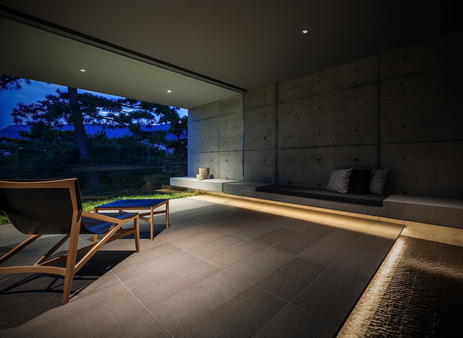 Interior design，Japan，concrete，Minimalist，Architectural design，
