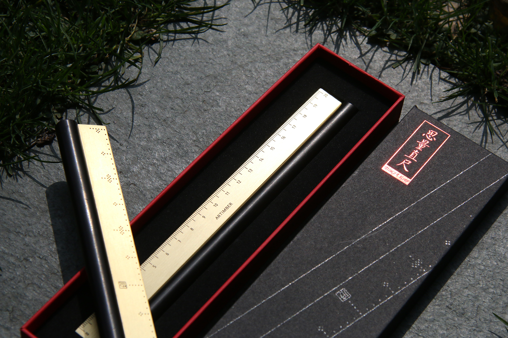 Craftsmanship，Stationery，Contemplative ruler，ruler，original，Cultural creation，