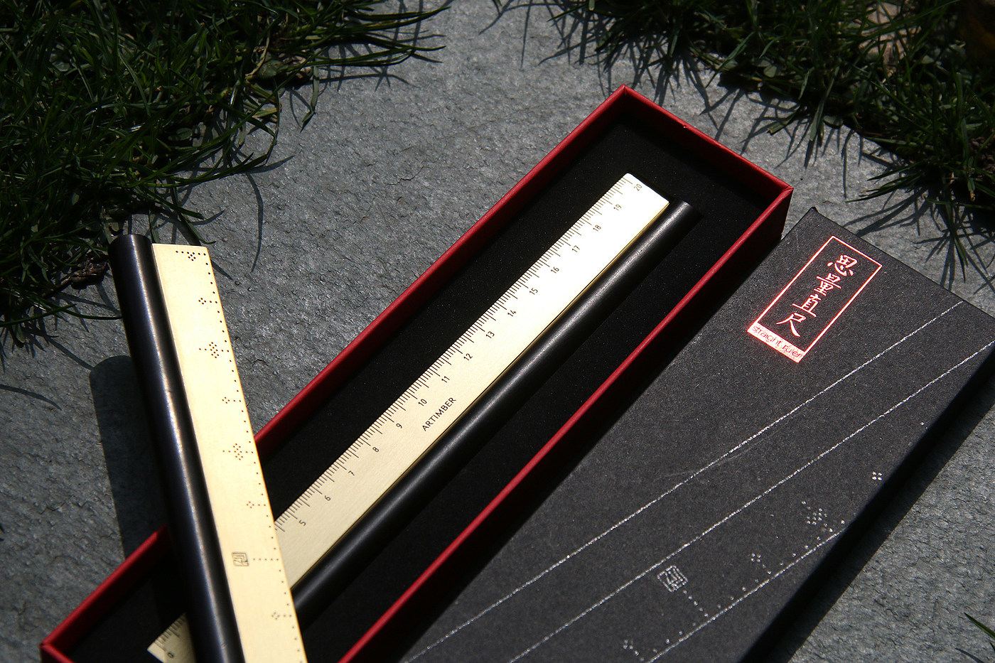 Craftsmanship，Stationery，Contemplative ruler，ruler，original，Cultural creation，