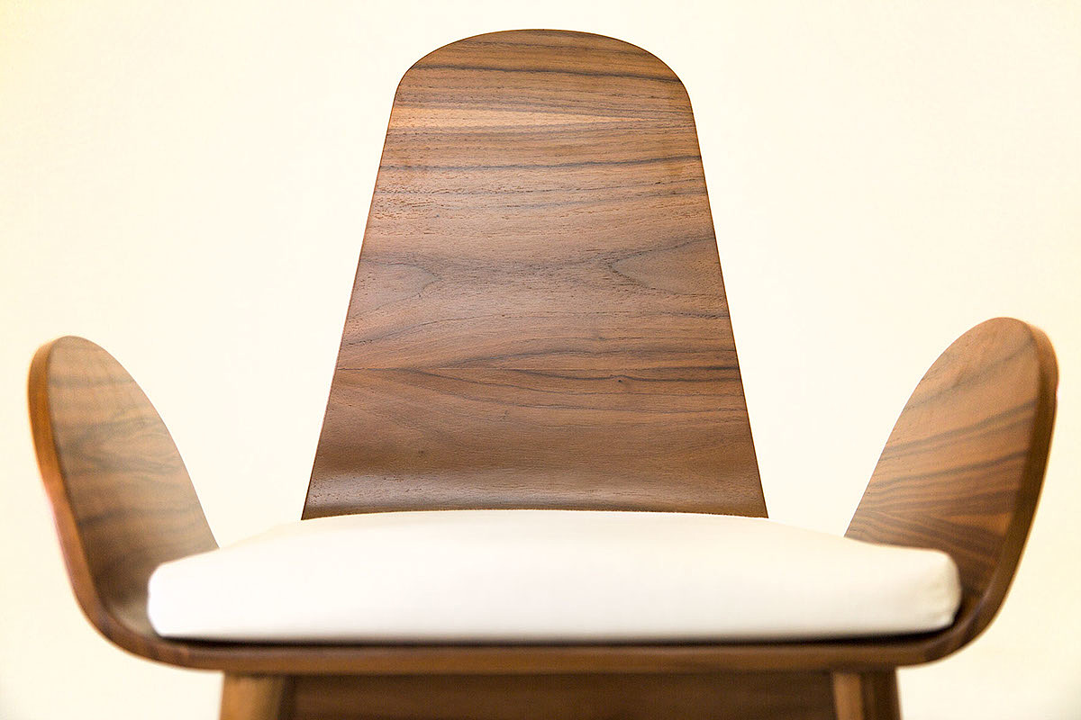 现代工艺，手工艺，木质，胶合板，座椅，W Chair，