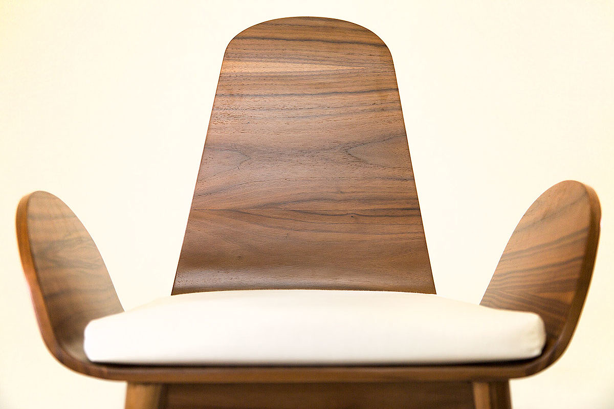 Modern technology，handicraft，woodiness，Plywood，chair，W Chair，