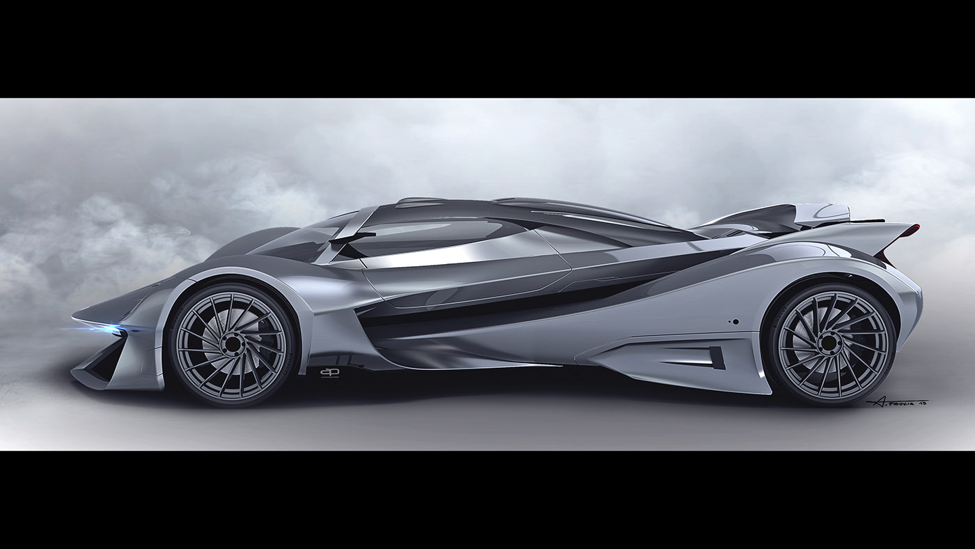 Car wing，Cool，open car，Sports car，