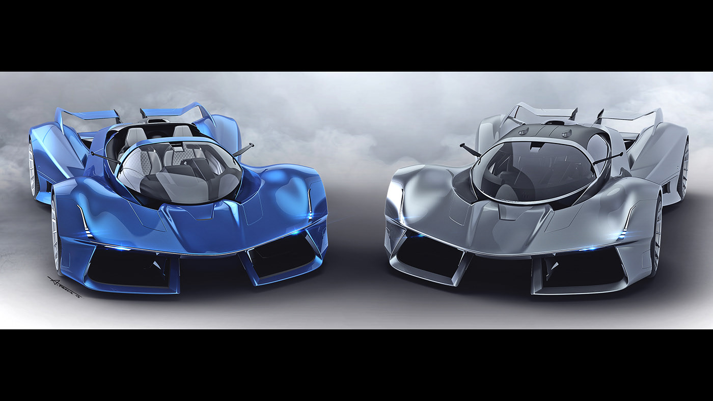 Car wing，Cool，open car，Sports car，